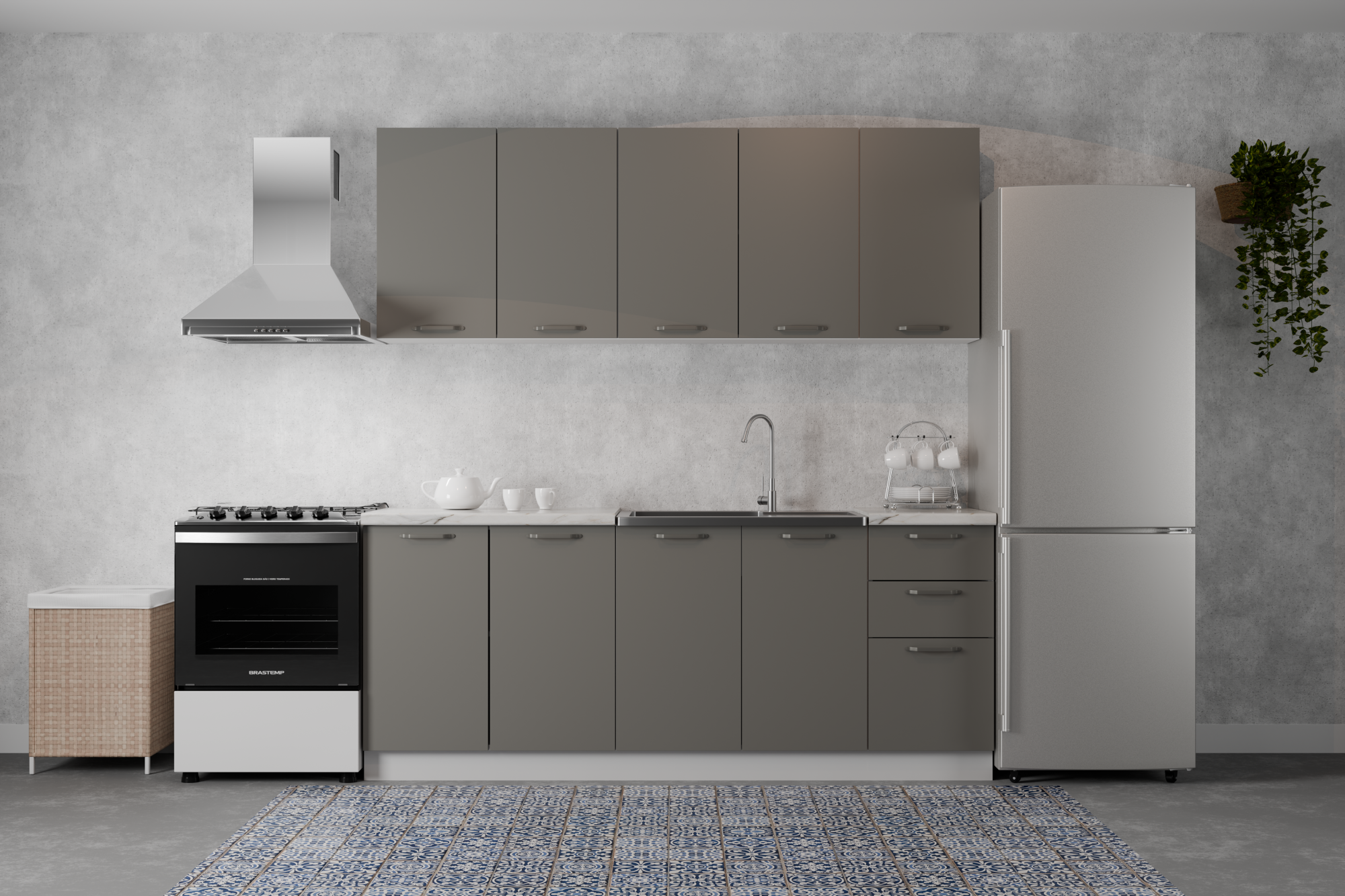 Кухня Марсель 2.0 Фреш Графит