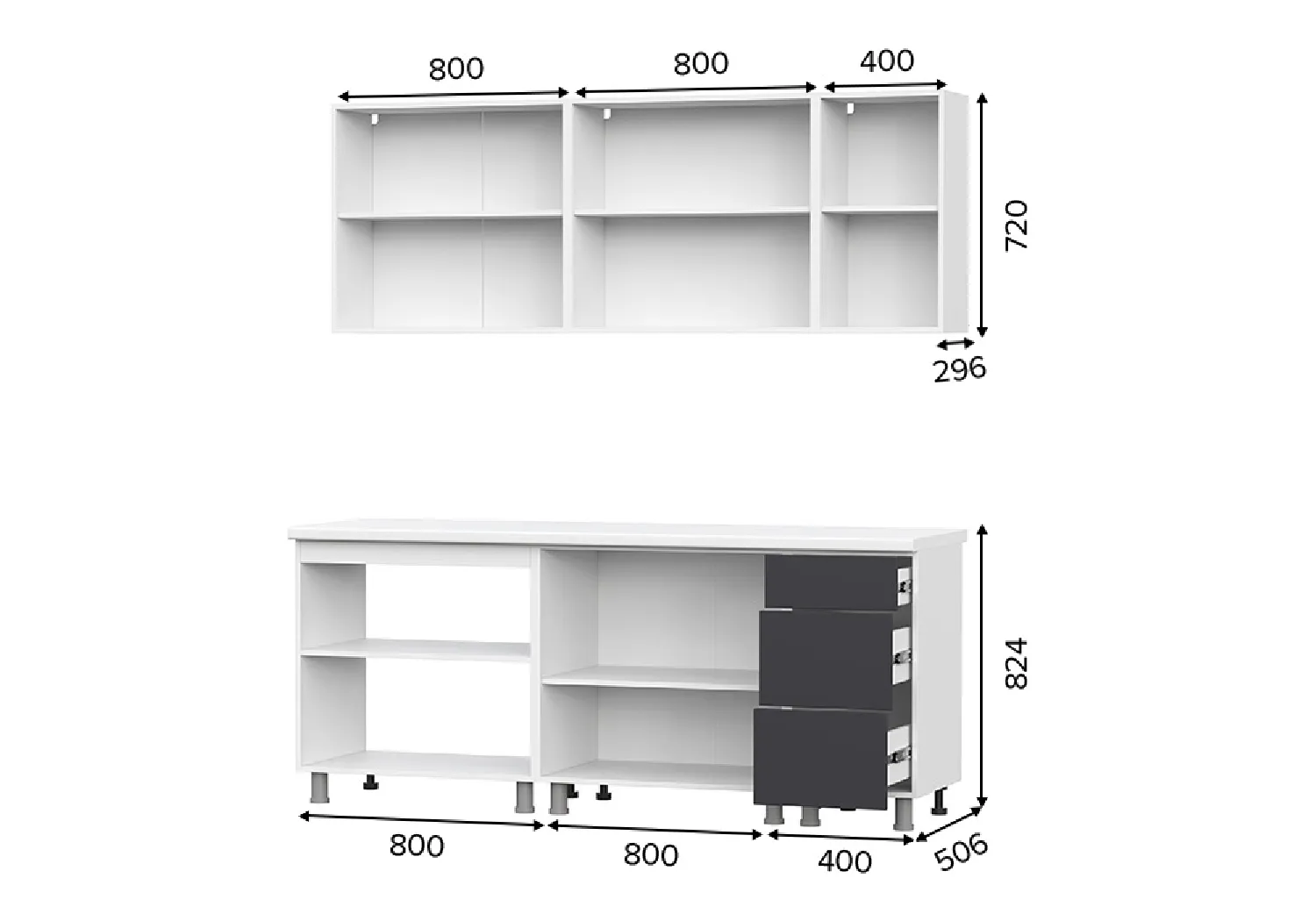 Кухня "Модерн NEW" 2,0 М