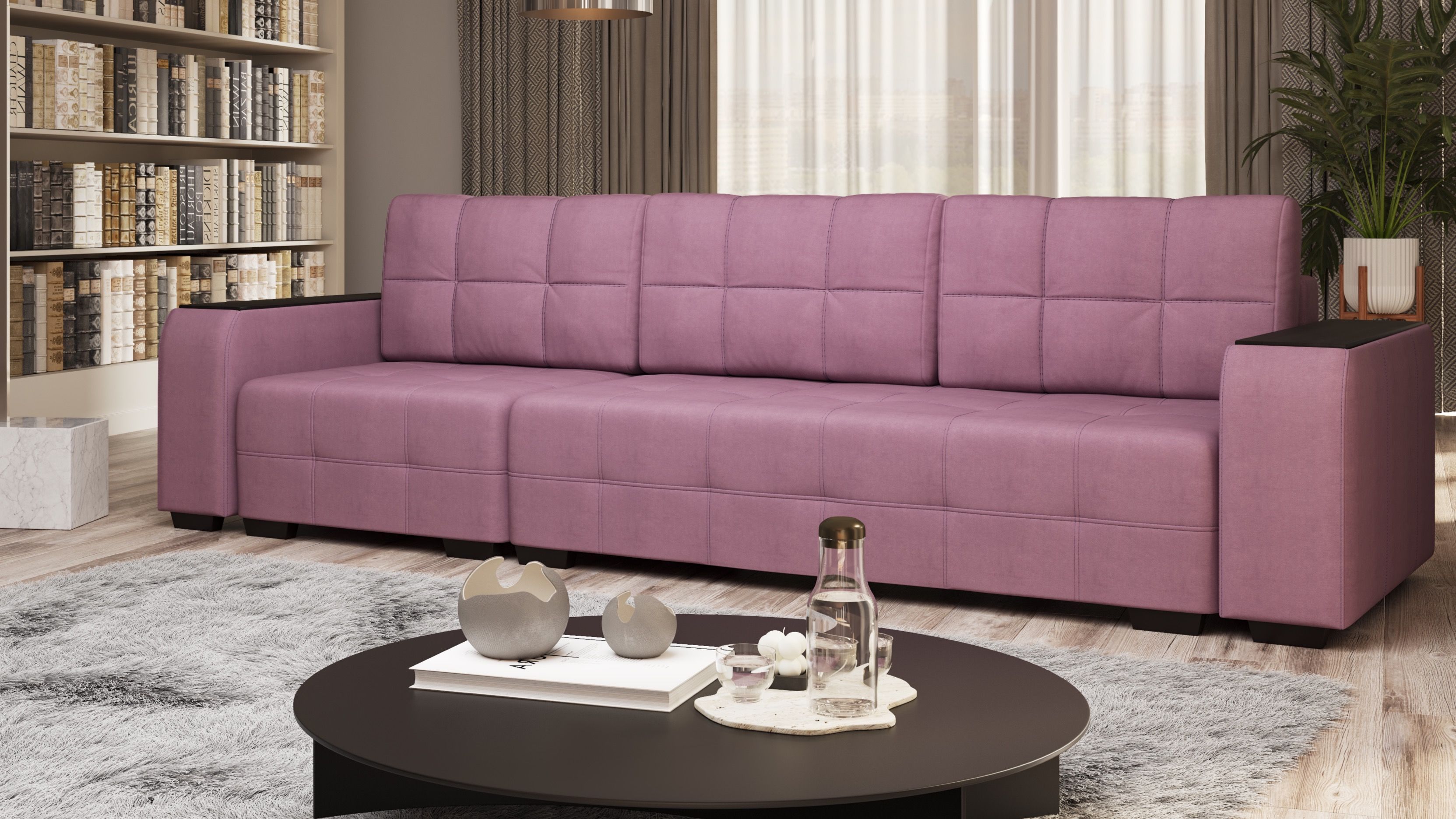 Диван Бали 4.1 (Жёлтый)